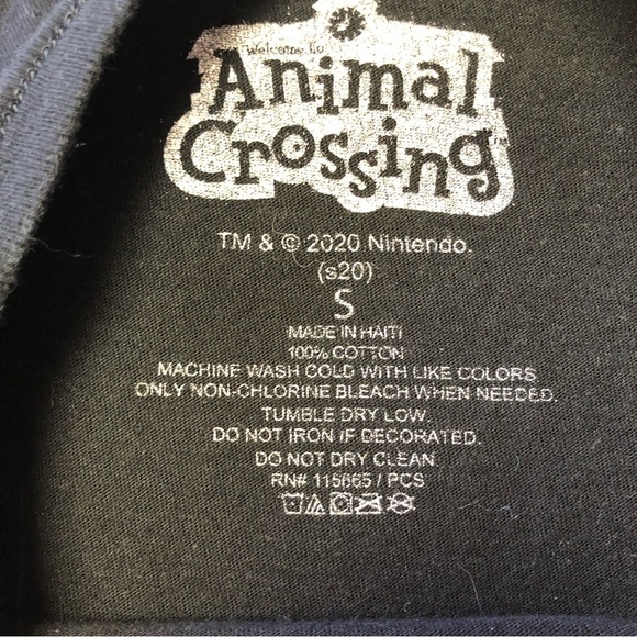 Nintendo Animal Crossing Black Graphic T Shirt - Picture 5 of 8